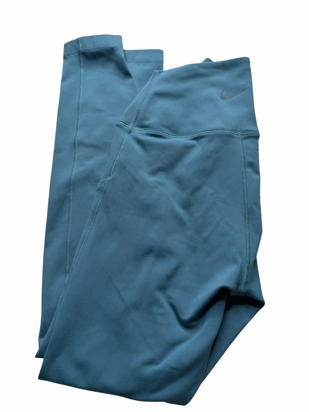 NIKE One Teal Blue Women's Workout‎ Leggings Pockets Women's Size Small Gym Yoga